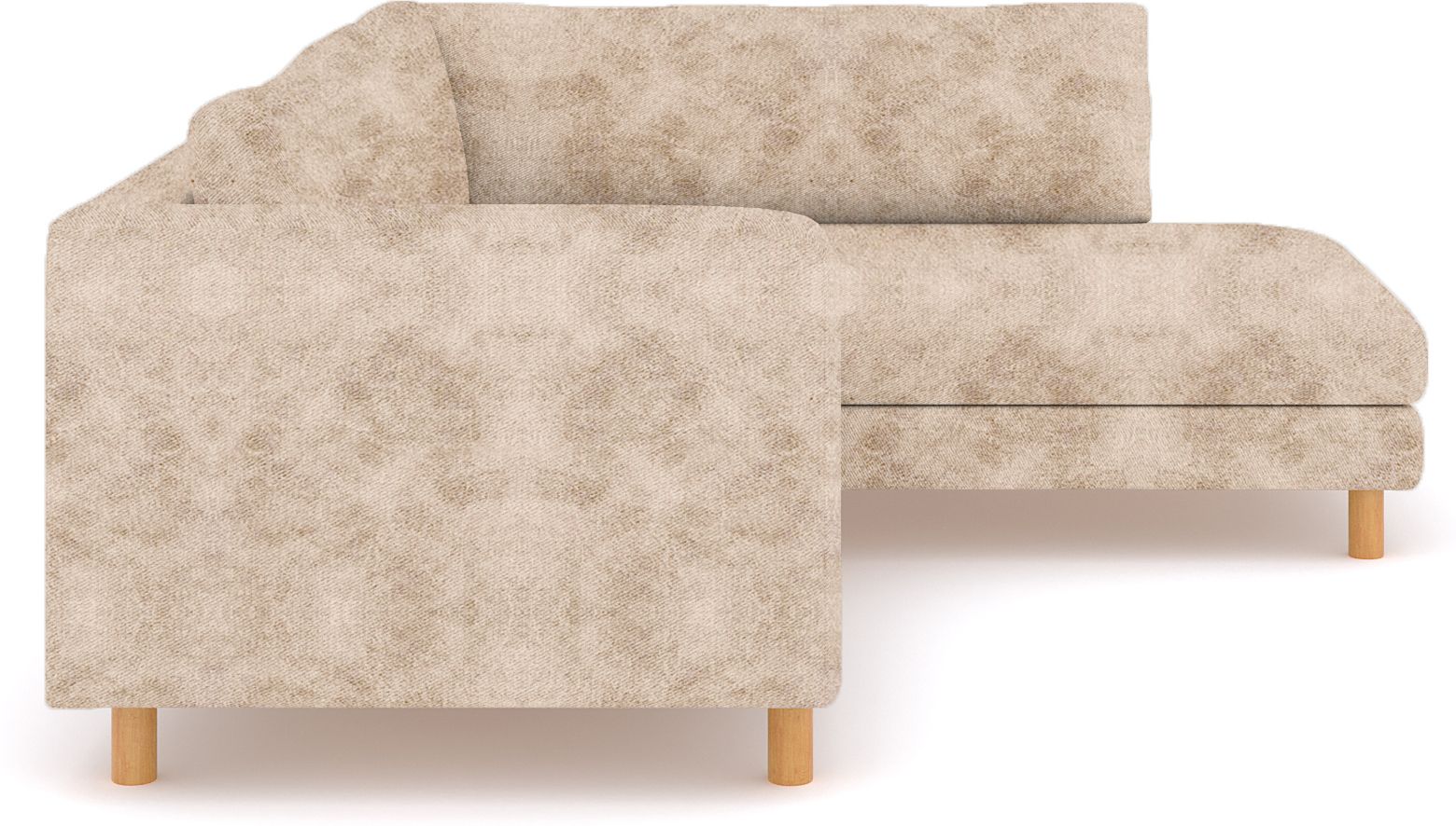 WESTIDO Emaar Majestic Fabric 6 Seater  Sofa (Finish Color - Light Cream, DIY(Do-It-Yourself))