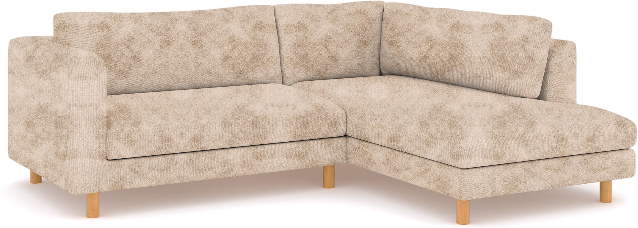 WESTIDO Emaar Majestic Fabric 6 Seater  Sofa (Finish Color - Light Cream, DIY(Do-It-Yourself))