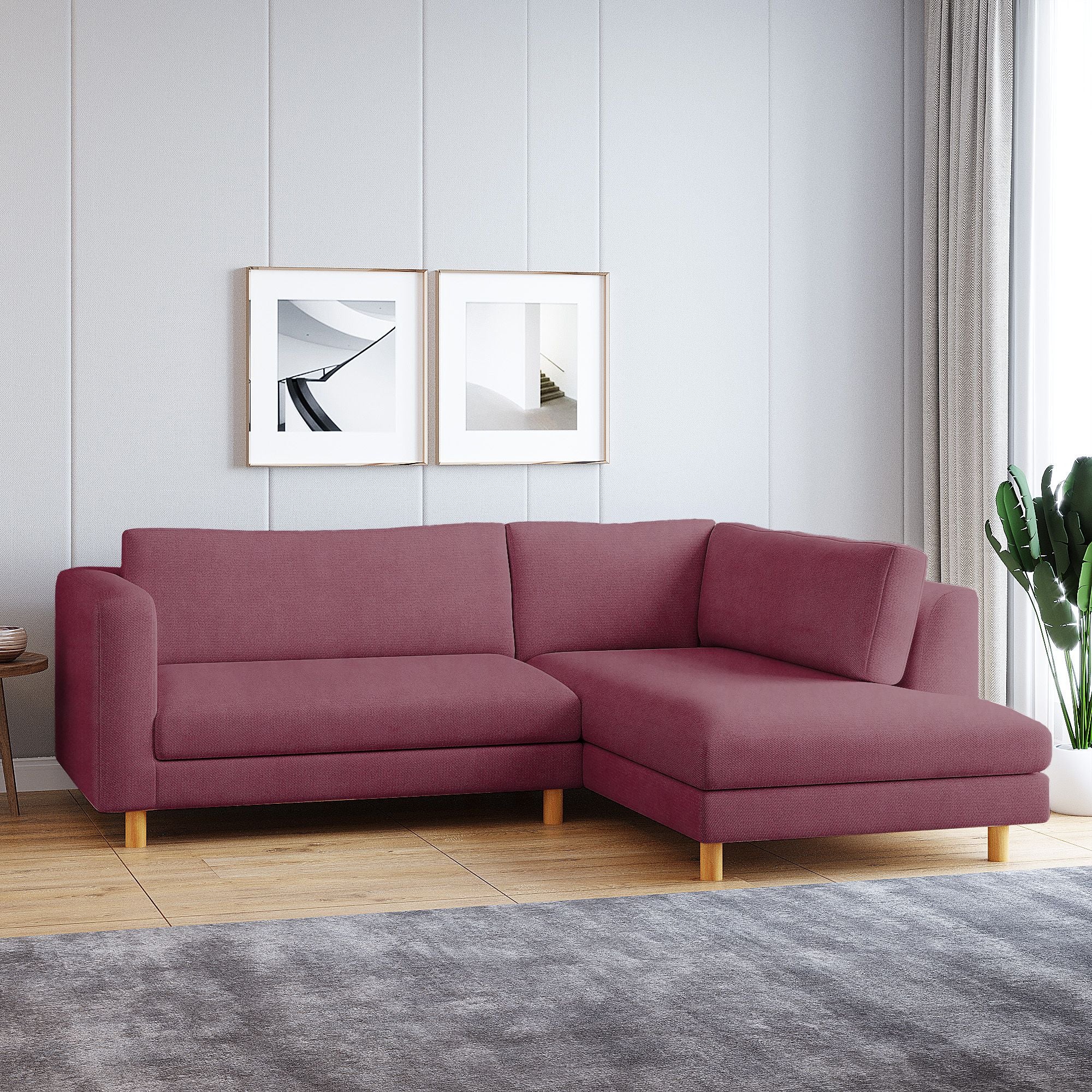 WESTIDO Emaar Majestic Fabric 6 Seater  Sofa (Finish Color - Maroon, DIY(Do-It-Yourself))