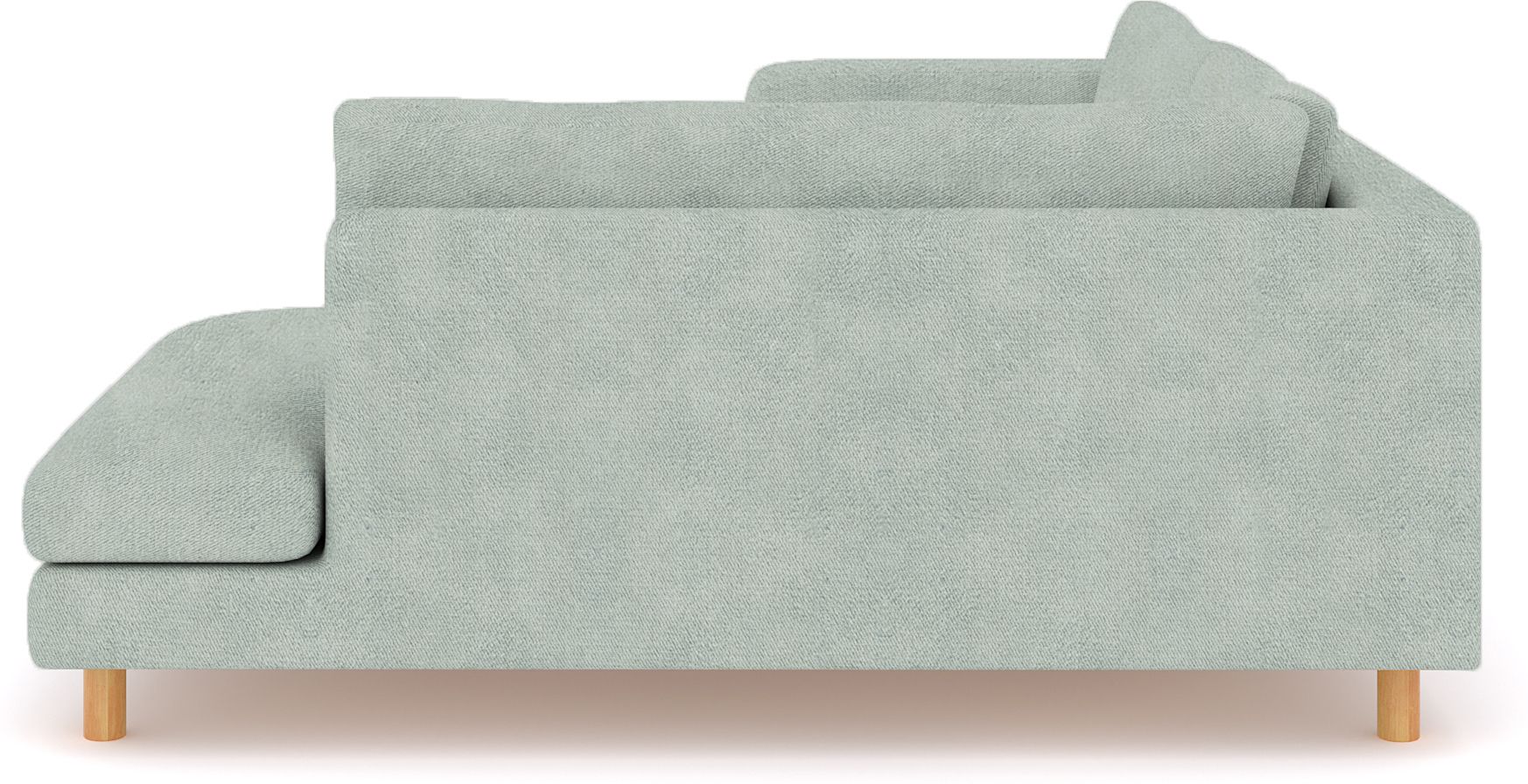 WESTIDO Emaar Majestic Fabric 6 Seater  Sofa (Finish Color - Mist, DIY(Do-It-Yourself))