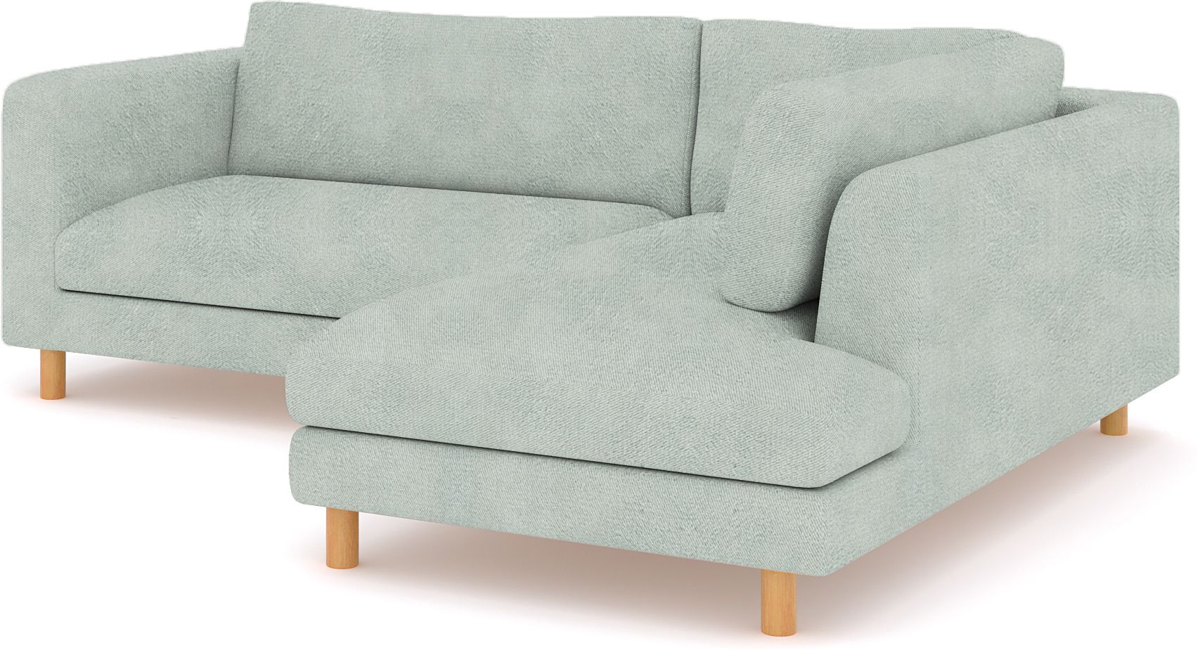 WESTIDO Emaar Majestic Fabric 6 Seater  Sofa (Finish Color - Mist, DIY(Do-It-Yourself))