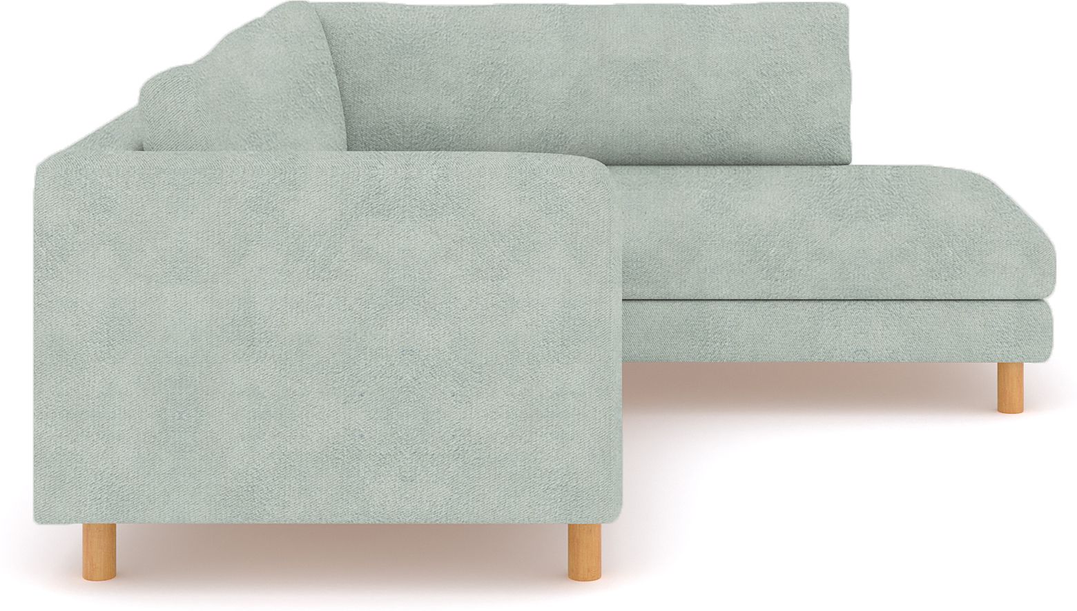 WESTIDO Emaar Majestic Fabric 6 Seater  Sofa (Finish Color - Mist, DIY(Do-It-Yourself))