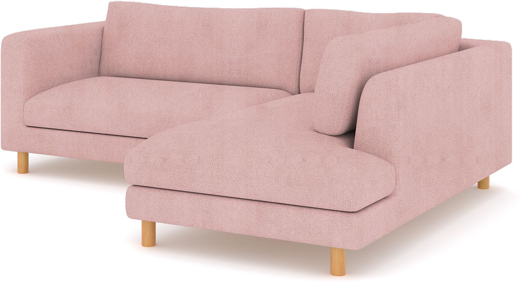 WESTIDO Emaar Majestic Fabric 6 Seater  Sofa (Finish Color - Pink, DIY(Do-It-Yourself))