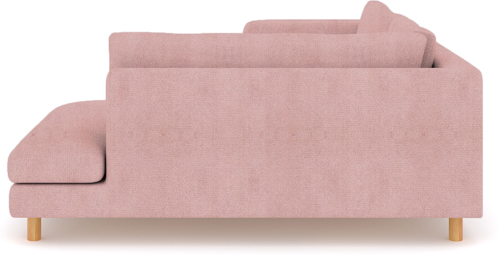 WESTIDO Emaar Majestic Fabric 6 Seater  Sofa (Finish Color - Pink, DIY(Do-It-Yourself))