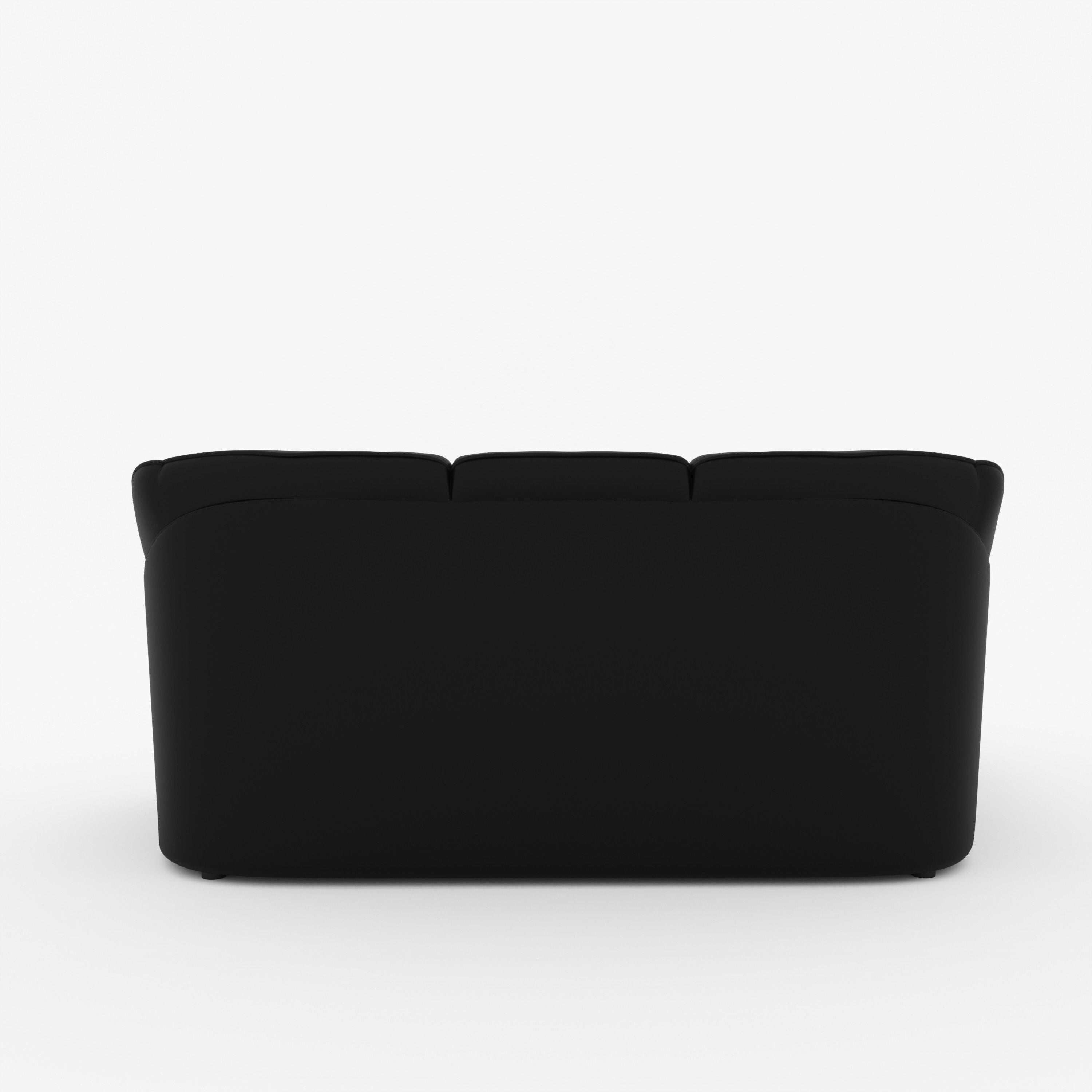 WESTIDO Cyrus Leatherette 5 Seater  Sofa (Finish Color - Black Grey, DIY(Do-It-Yourself))
