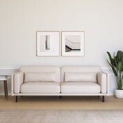WESTIDO Fabric 3 Seater  Sofa (Finish Color - CREAM, DIY(Do-It-Yourself))