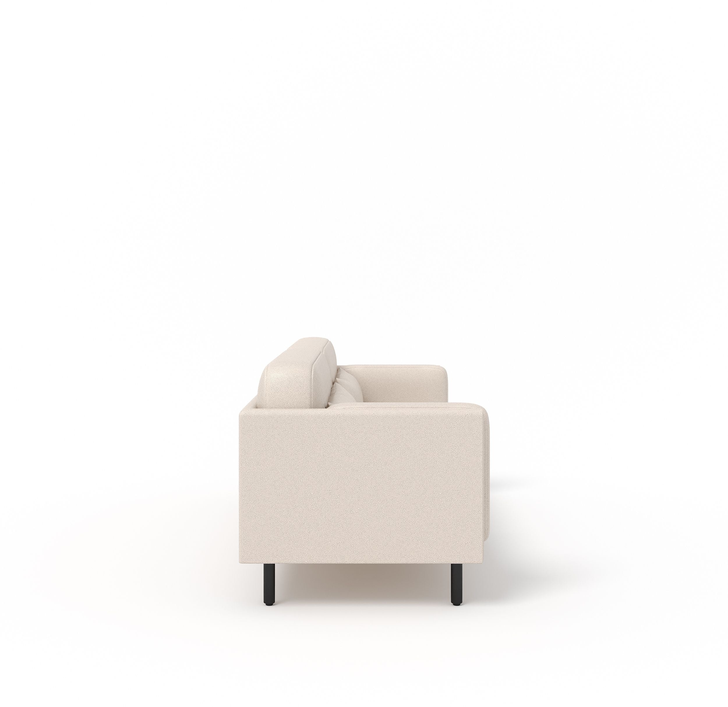 WESTIDO Fabric 3 Seater  Sofa (Finish Color - CREAM, DIY(Do-It-Yourself))