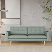 WESTIDO Fabric 3 Seater  Sofa (Finish Color - GREEN, DIY(Do-It-Yourself))