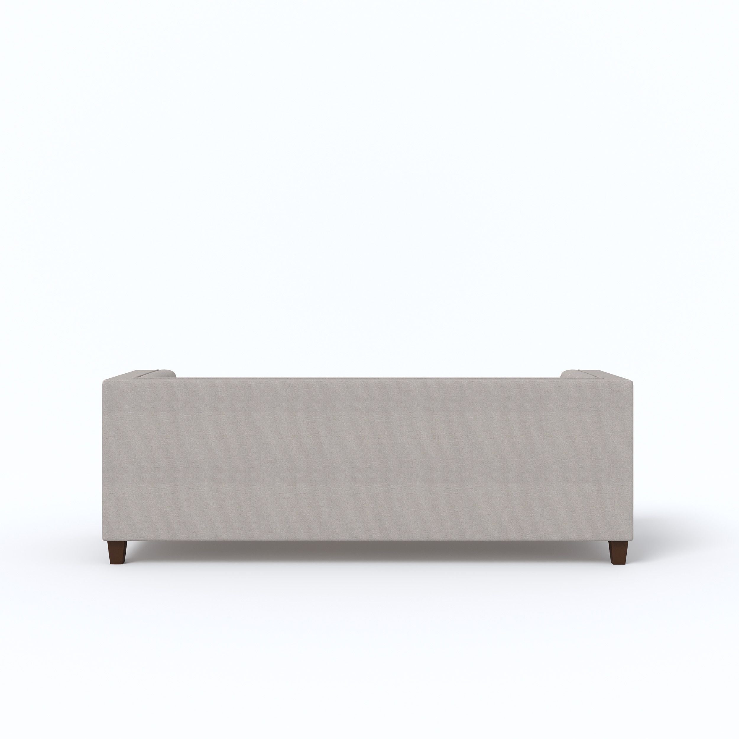 WESTIDO Berat Fabric 3 Seater  Sofa (Finish Color - GREY, DIY(Do-It-Yourself))