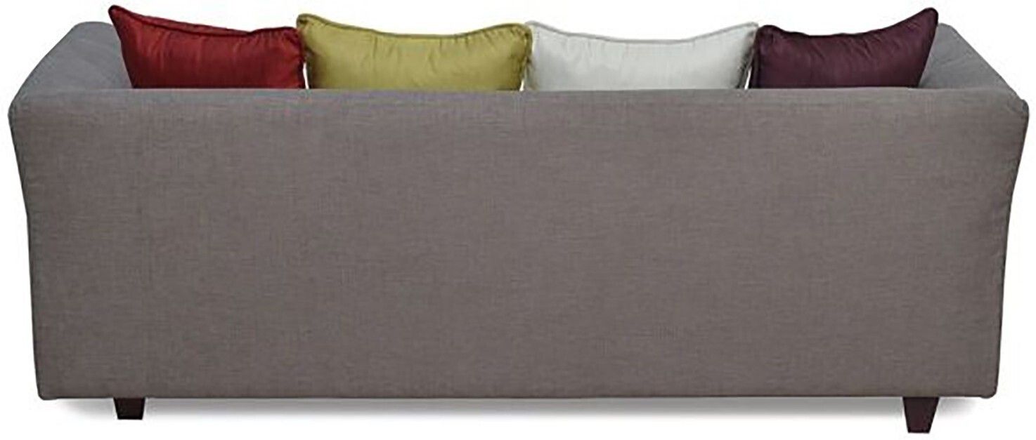 WESTIDO Turgut Fabric 3 Seater  Sofa (Finish Color - Grey, DIY(Do-It-Yourself))