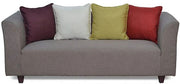 Westido 3 + 1 + 1 Sofa in Cream Brown Finish