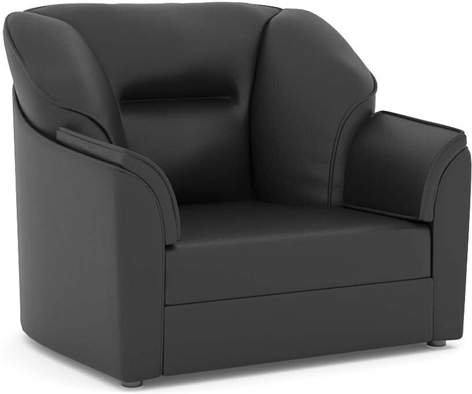 WESTIDO 2+1 Cyrus Series Leatherette 3 Seater  Sofa (Finish Color - Black, DIY(Do-It-Yourself))