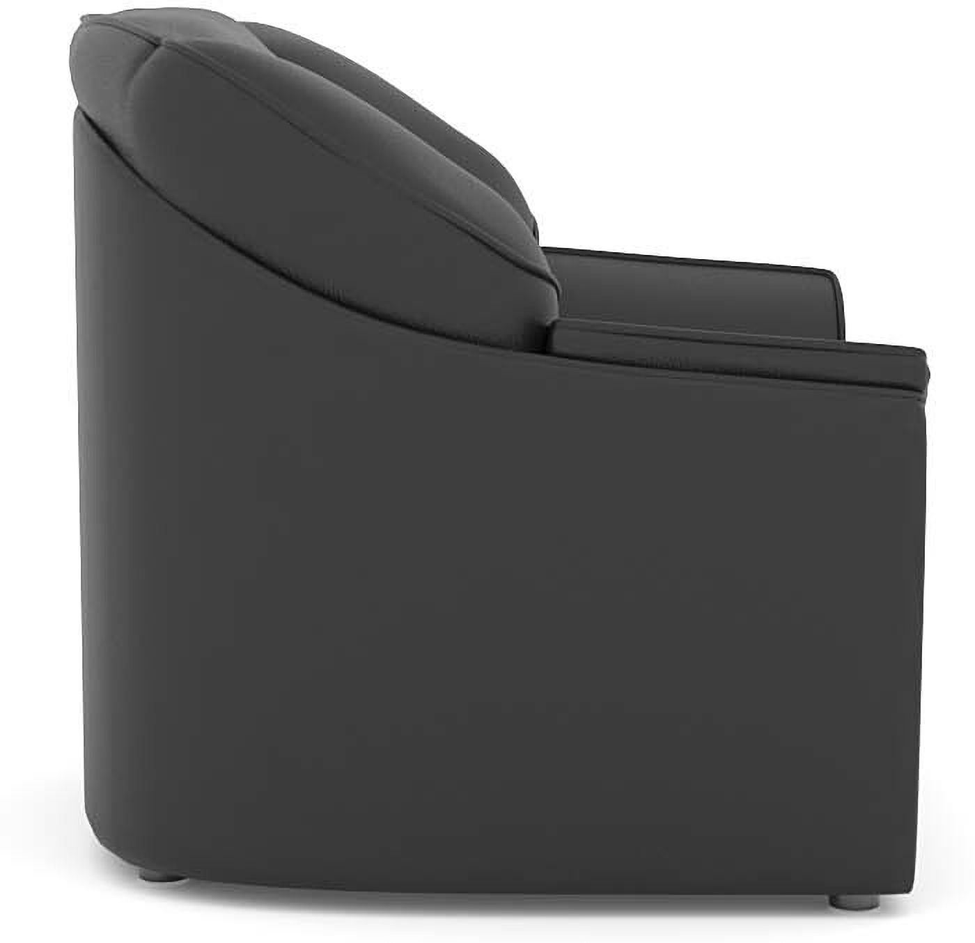 WESTIDO 2+1 Cyrus Series Leatherette 3 Seater  Sofa (Finish Color - Black, DIY(Do-It-Yourself))
