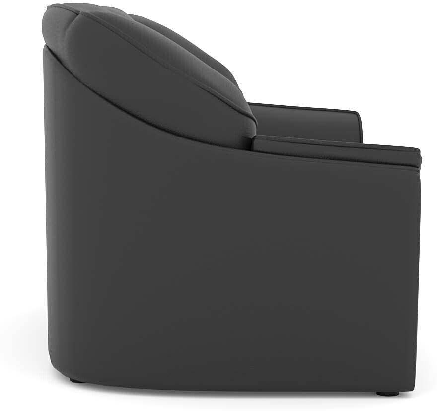 WESTIDO Cyrus Series Leatherette 2 Seater  Sofa (Finish Color - Black, DIY(Do-It-Yourself))