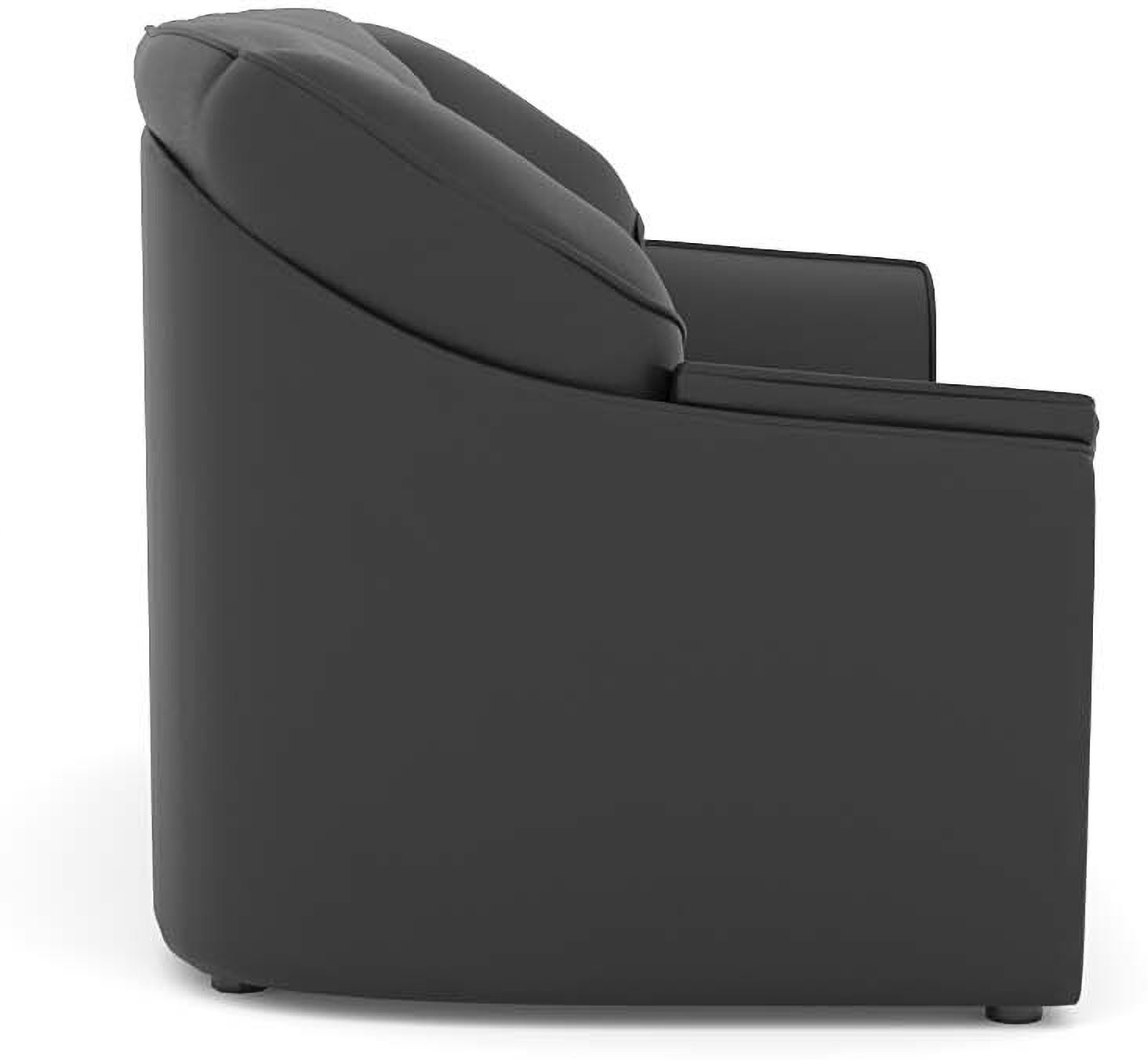 WESTIDO 3+2 Cyrus Series Leatherette 5 Seater  Sofa (Finish Color - Black, DIY(Do-It-Yourself))