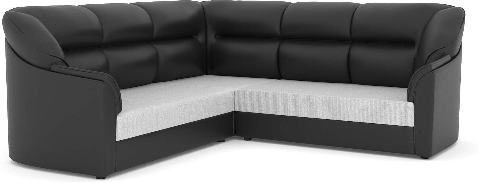 WESTIDO Cyrus Series Leatherette 5 Seater  Sofa (Finish Color - Grey, DIY(Do-It-Yourself))