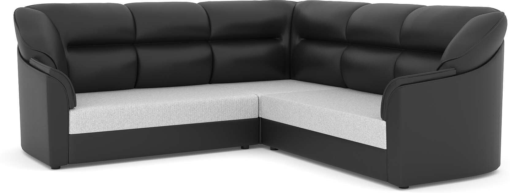 WESTIDO Cyrus Series Leatherette 5 Seater  Sofa (Finish Color - Grey, DIY(Do-It-Yourself))