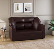WESTIDO Cyrus Series Leatherette 2 Seater  Sofa (Finish Color - Brown, DIY(Do-It-Yourself))