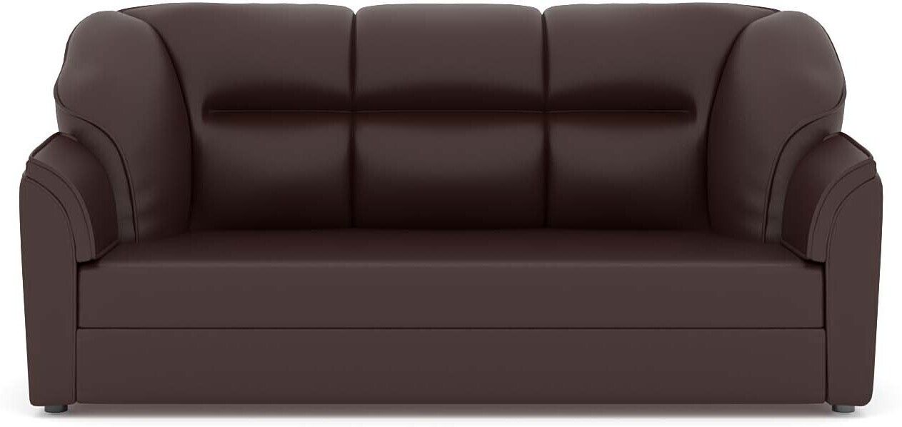 WESTIDO 3+2 Cyrus Series Leatherette 5 Seater  Sofa (Finish Color - Brown, DIY(Do-It-Yourself))