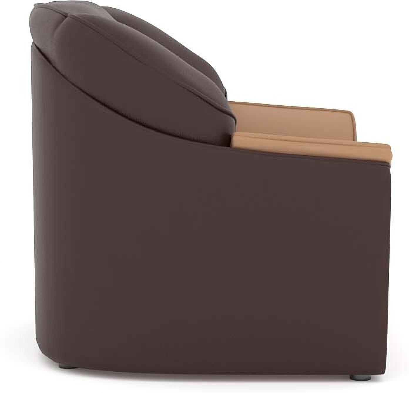 WESTIDO 2+1 Cyrus Series Leatherette 3 Seater  Sofa (Finish Color - Brown, DIY(Do-It-Yourself))