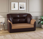 WESTIDO Cyrus Series Leatherette 2 Seater  Sofa (Finish Color - Cream, DIY(Do-It-Yourself))