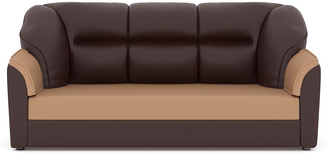 Cream Brown Upholstered 3 + 1 + 1 Sofa by Westido