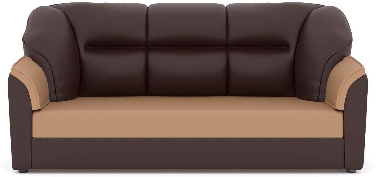 WESTIDO Cyrus Series Leatherette 5 Seater  Sofa (Finish Color - Brown, DIY(Do-It-Yourself))