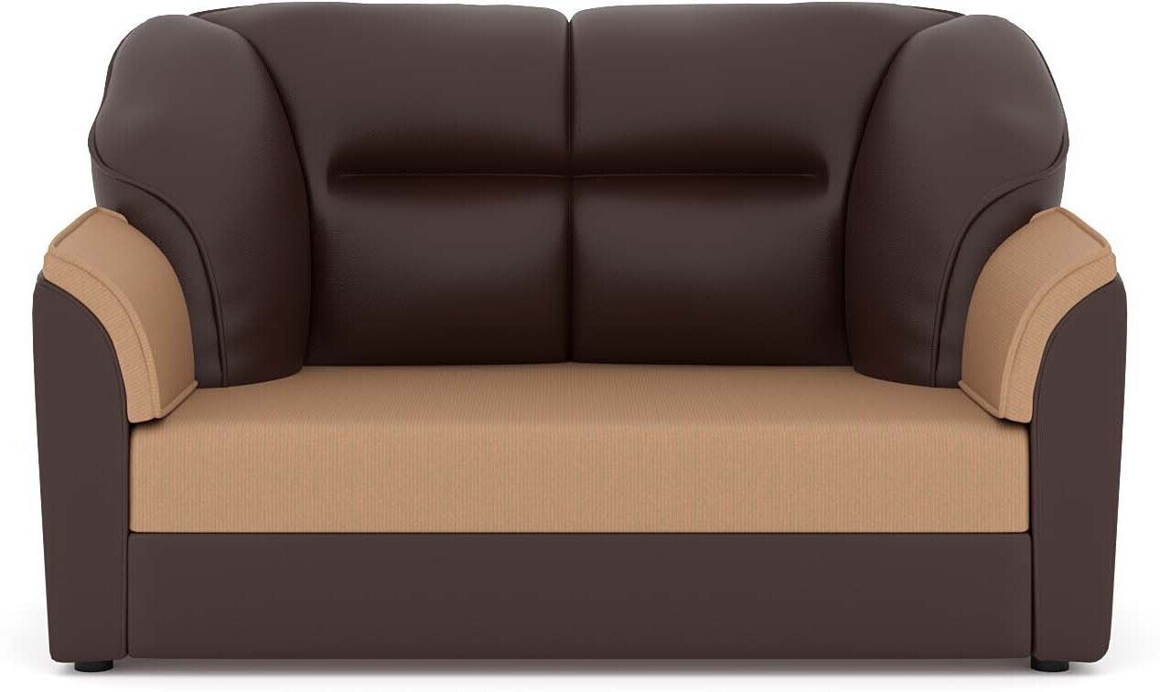 WESTIDO Cyrus Series Leatherette 2 Seater  Sofa (Finish Color - Cream, DIY(Do-It-Yourself))