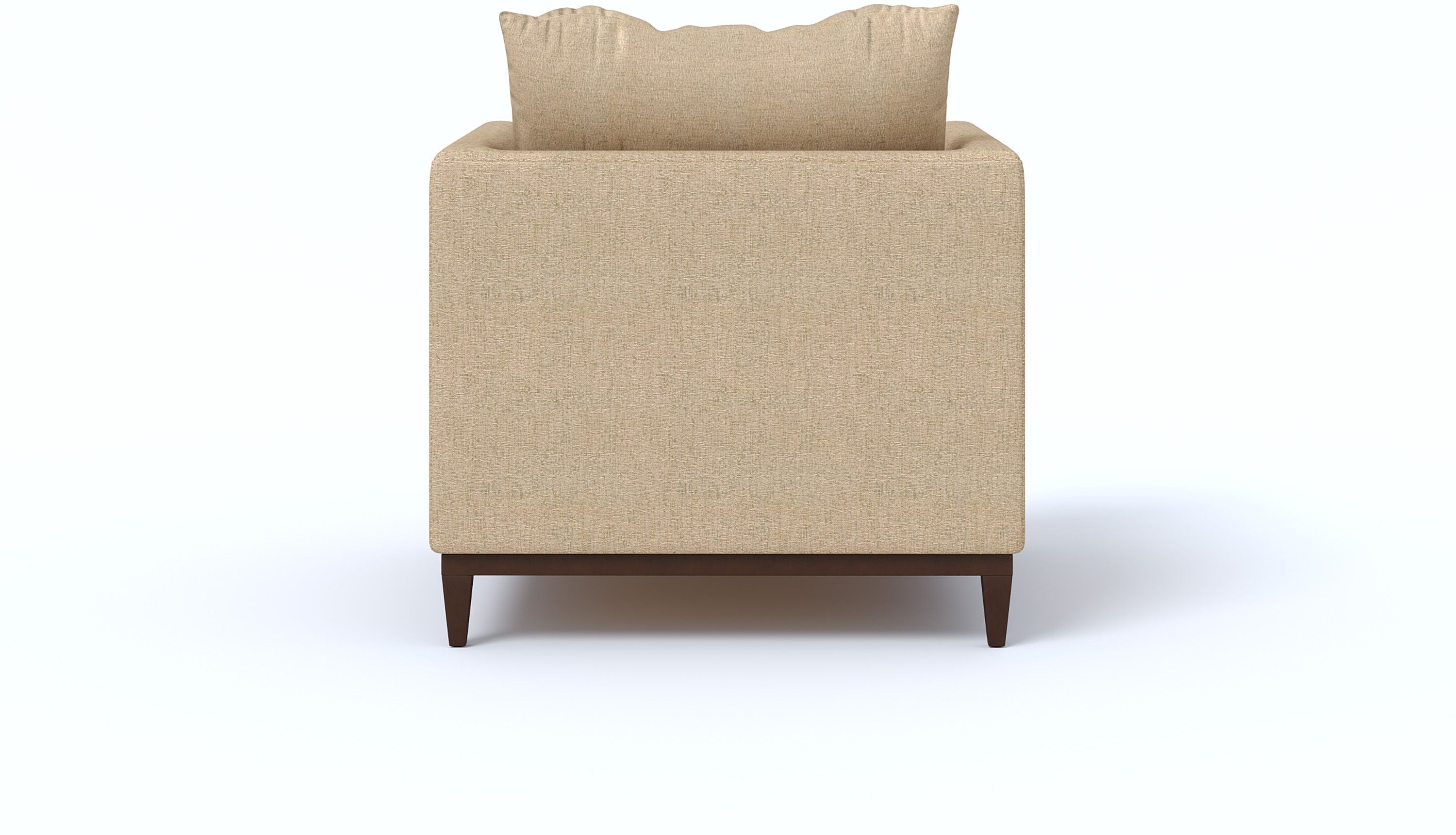 WESTIDO Ahmet Fabric 1 Seater  Sofa (Finish Color - CREAM, DIY(Do-It-Yourself))