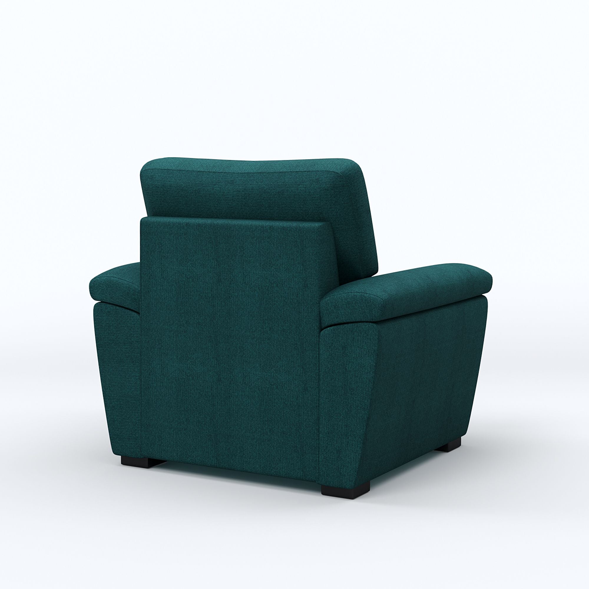 WESTIDO Emir Fabric 1 Seater  Sofa (Finish Color - GREEN, DIY(Do-It-Yourself))