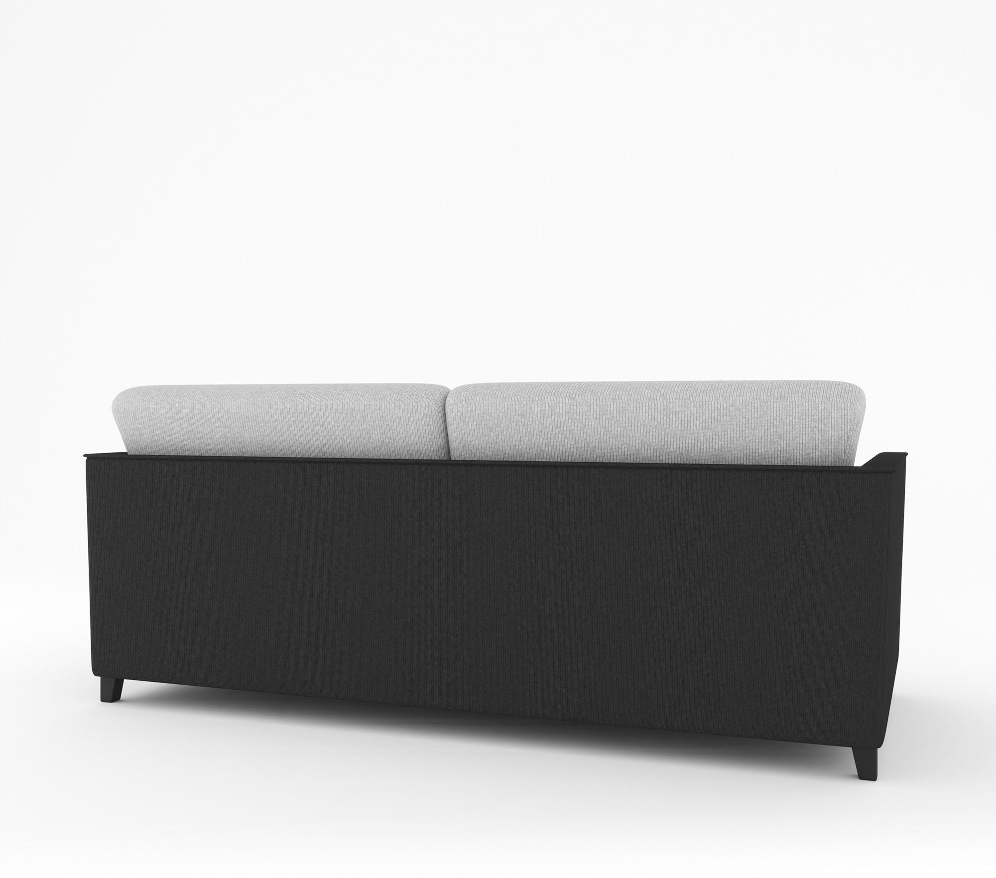 WESTIDO Cysrus Fabric 3 Seater  Sofa (Finish Color - Black Grey, DIY(Do-It-Yourself))
