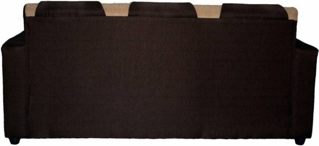 WESTIDO Artic Fabric 3 Seater  Sofa (Finish Color - Brown, DIY(Do-It-Yourself))