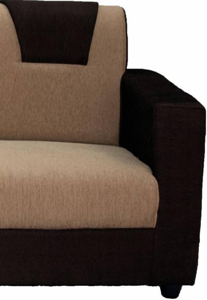 WESTIDO Artic Fabric 3 Seater  Sofa (Finish Color - Brown, DIY(Do-It-Yourself))