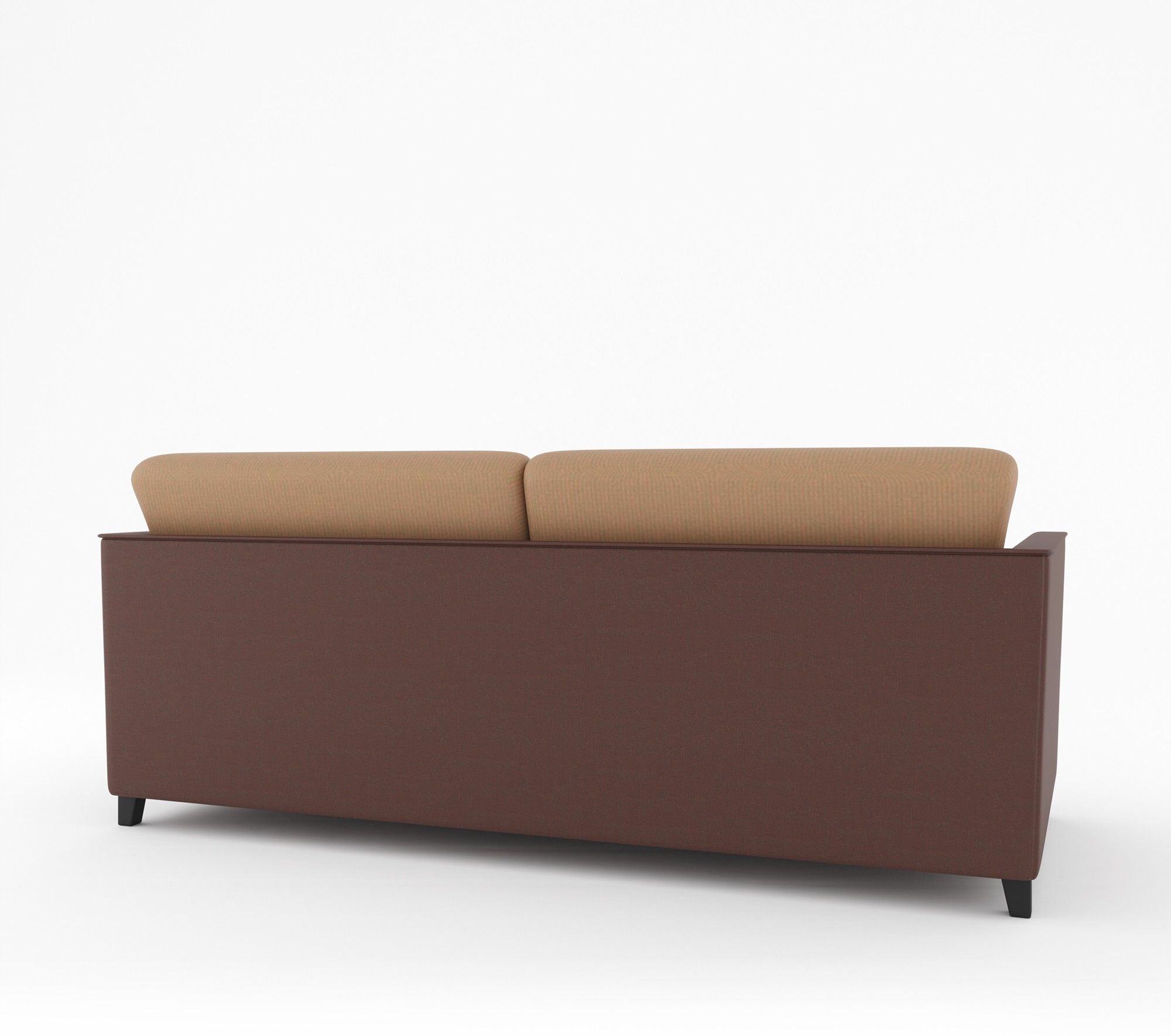 WESTIDO Cyrus Fabric 3 Seater  Sofa (Finish Color - Brown Cream, DIY(Do-It-Yourself))