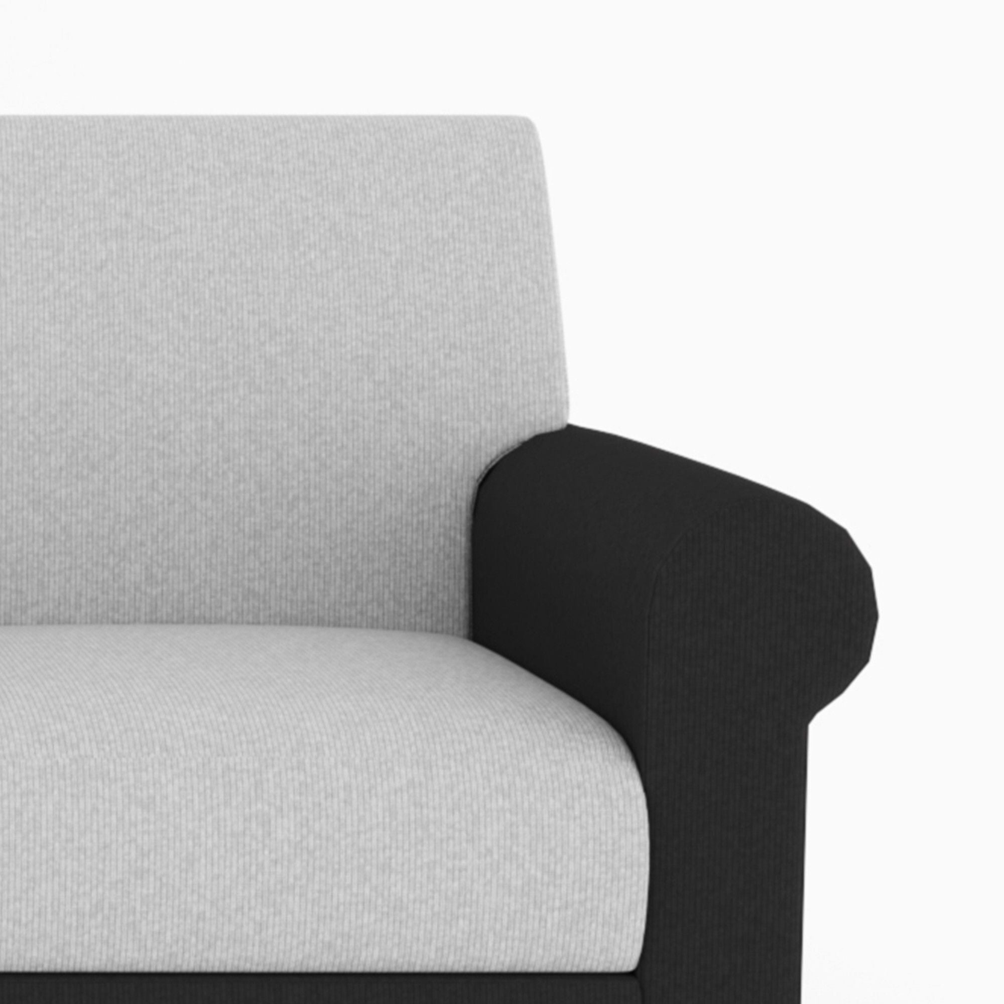 Cream Brown Upholstered 3 + 1 + 1 Sofa by Westido