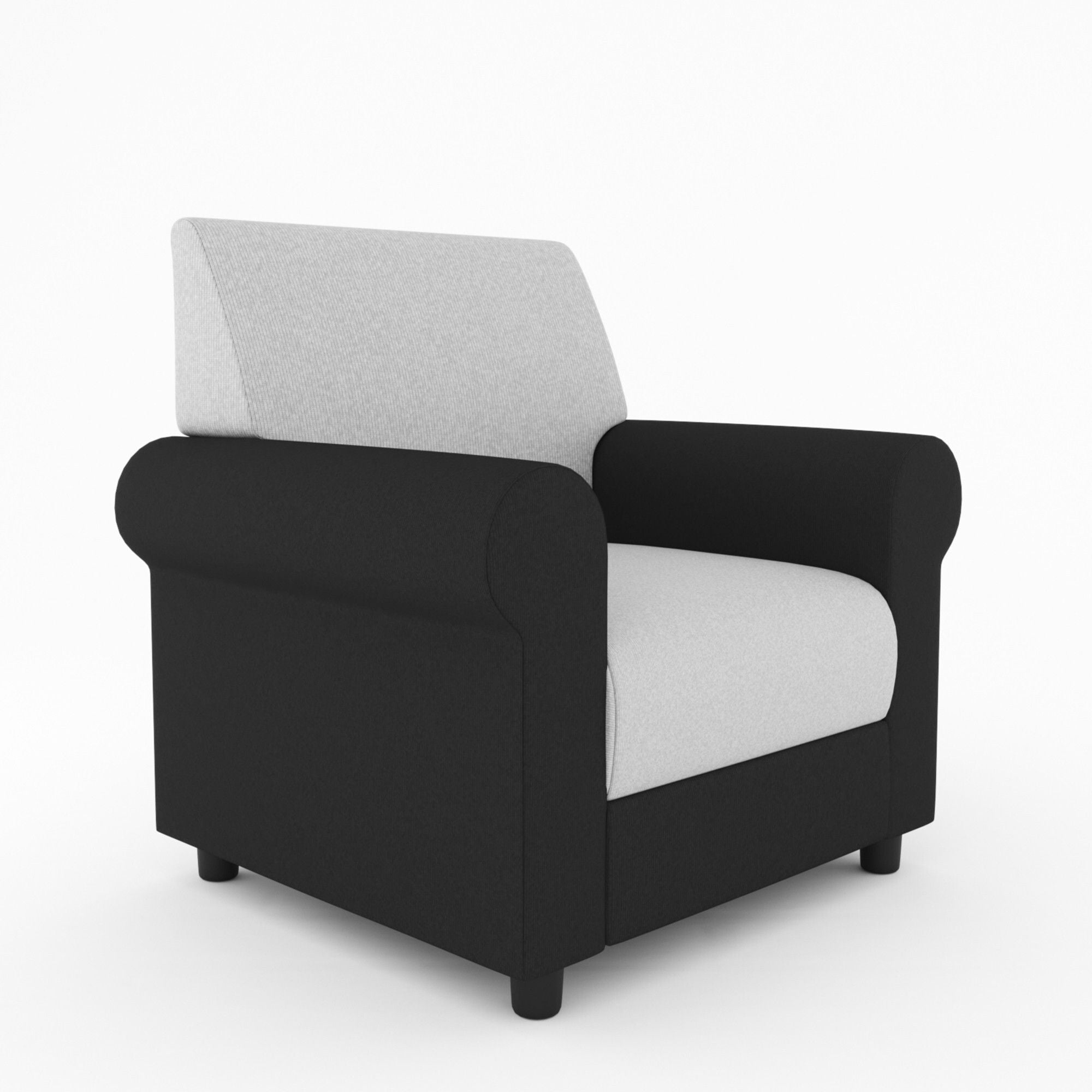 Cream Brown Upholstered 3 + 1 + 1 Sofa by Westido