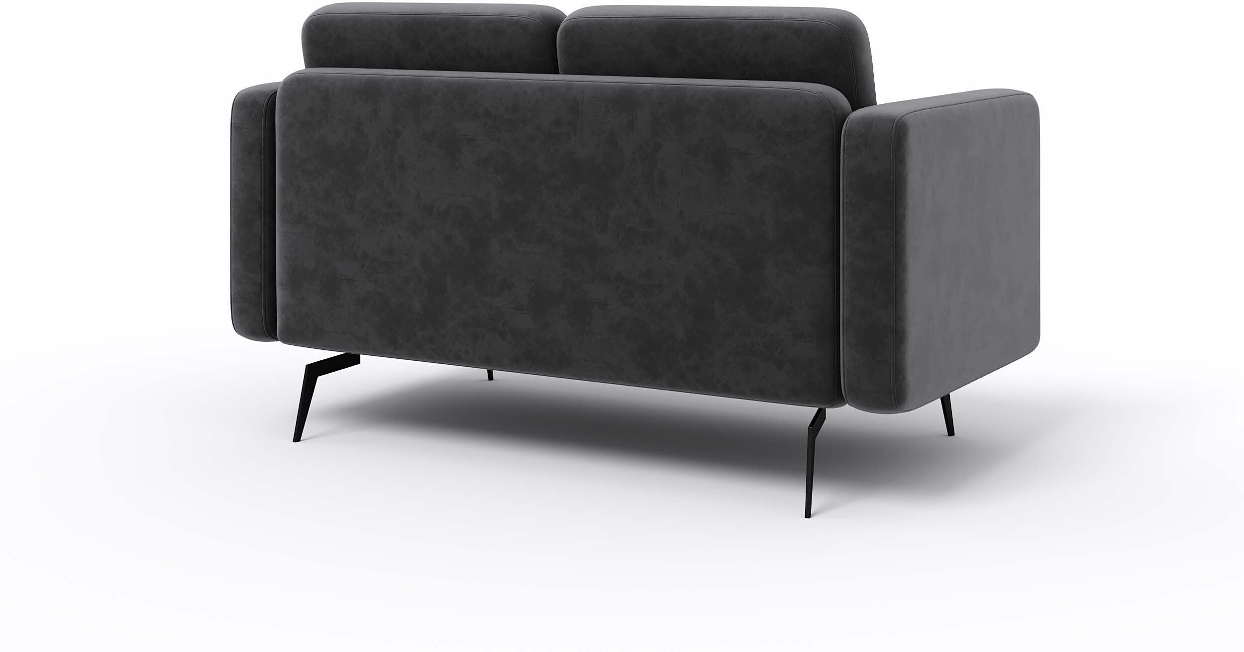 WESTIDO Edas Fabric 2 Seater  Sofa (Finish Color - GREY, DIY(Do-It-Yourself))
