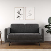 WESTIDO Edas Fabric 2 Seater  Sofa (Finish Color - GREY, DIY(Do-It-Yourself))