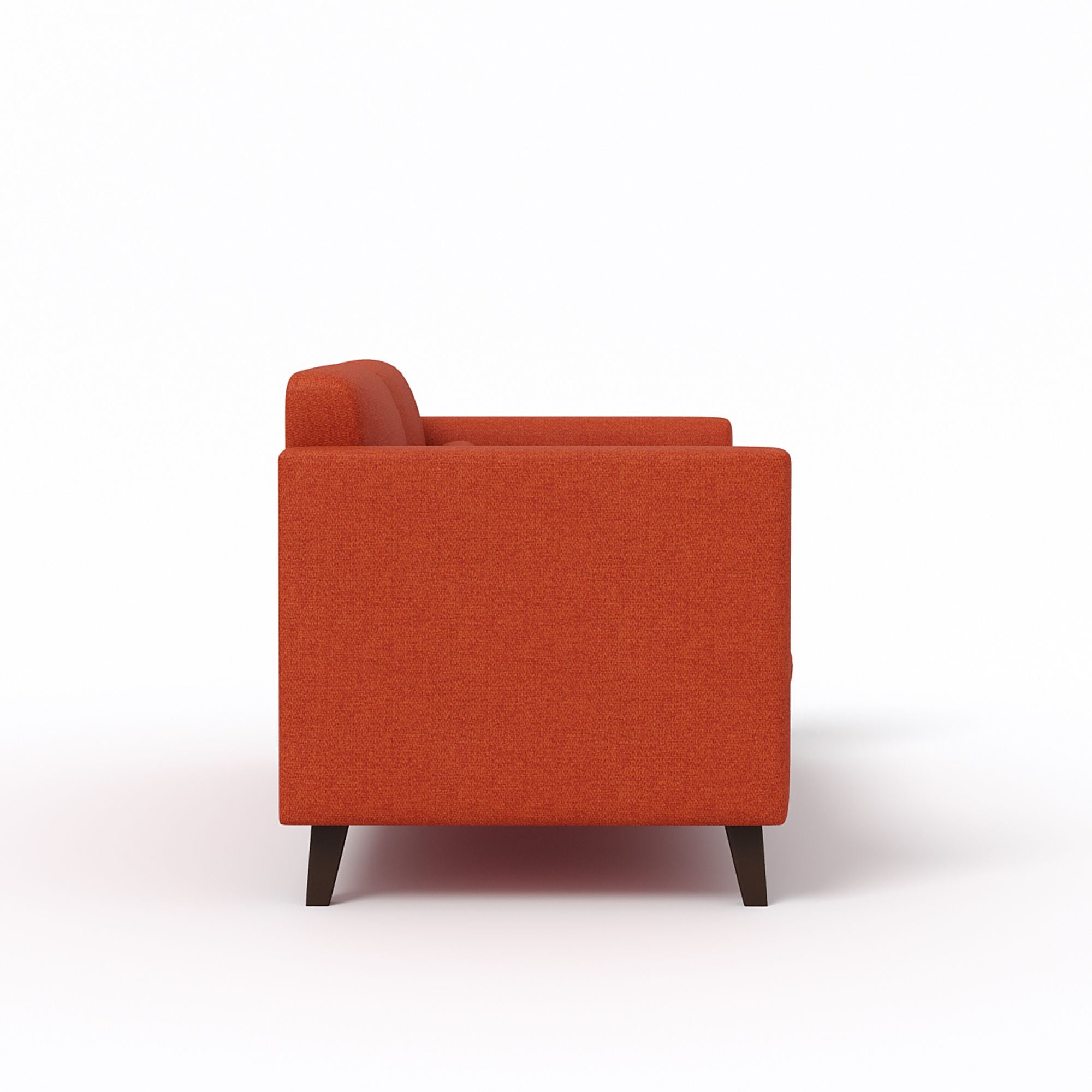 WESTIDO Bellona Fabric 2 Seater  Sofa (Finish Color - ORANGE, DIY(Do-It-Yourself))