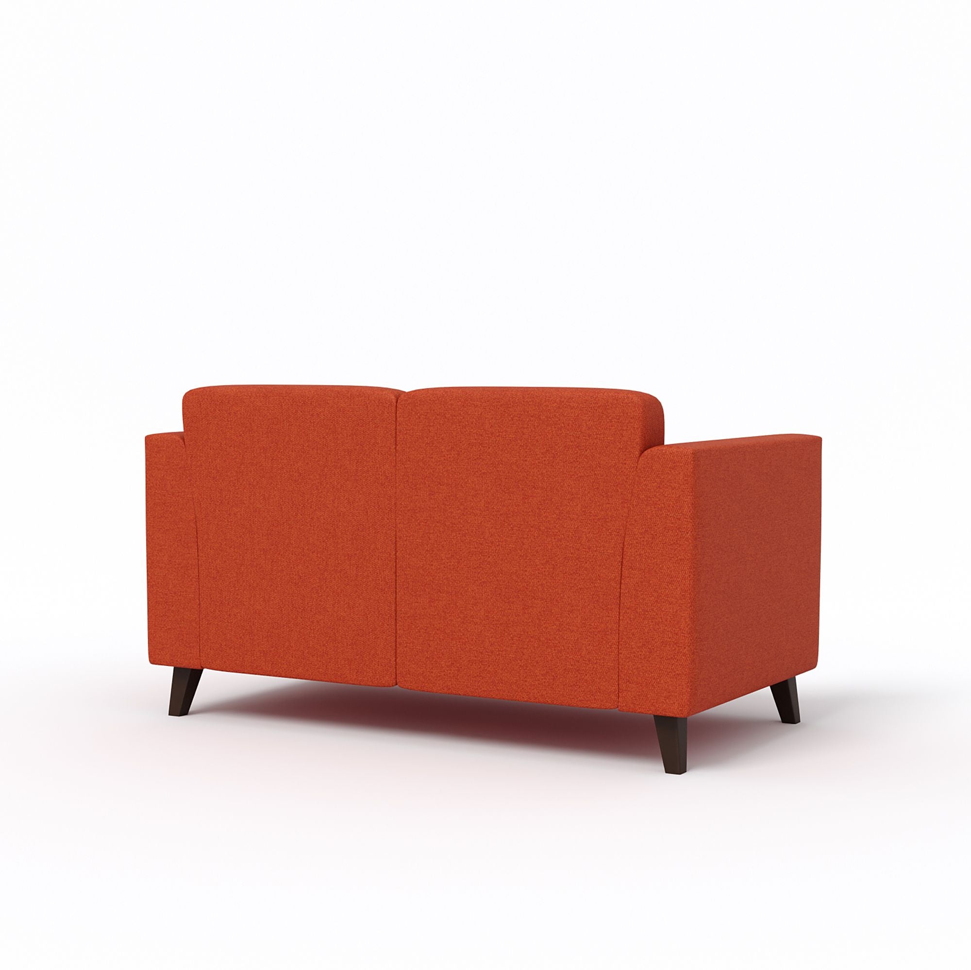 WESTIDO Bellona Fabric 2 Seater  Sofa (Finish Color - ORANGE, DIY(Do-It-Yourself))