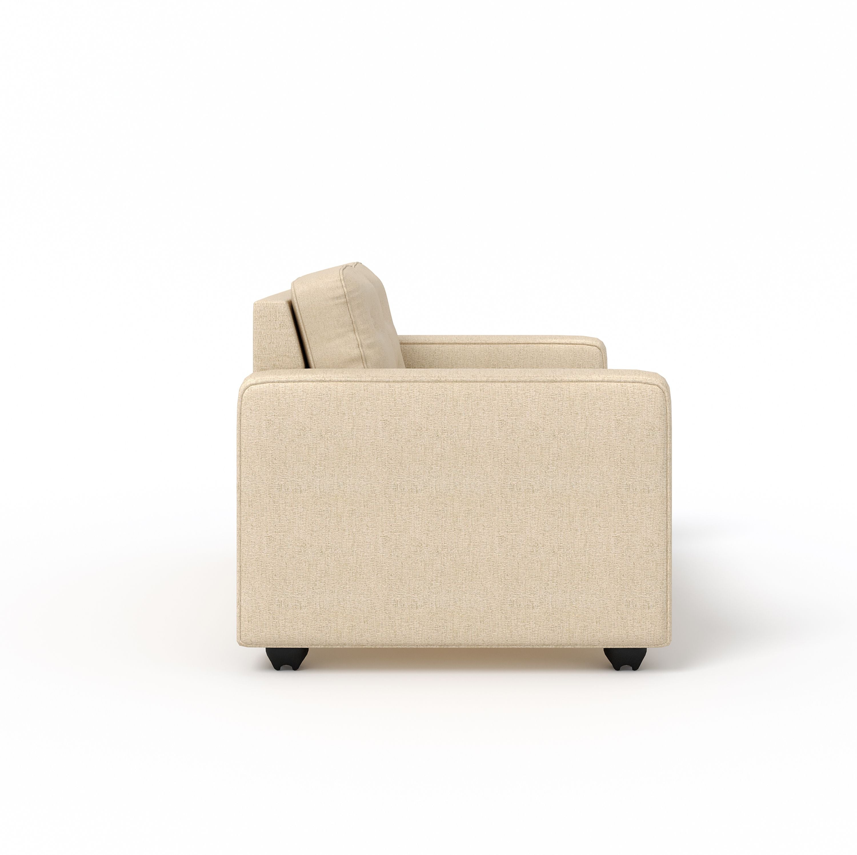 WESTIDO Eymen Fabric 2 Seater  Sofa (Finish Color - CREAM, DIY(Do-It-Yourself))