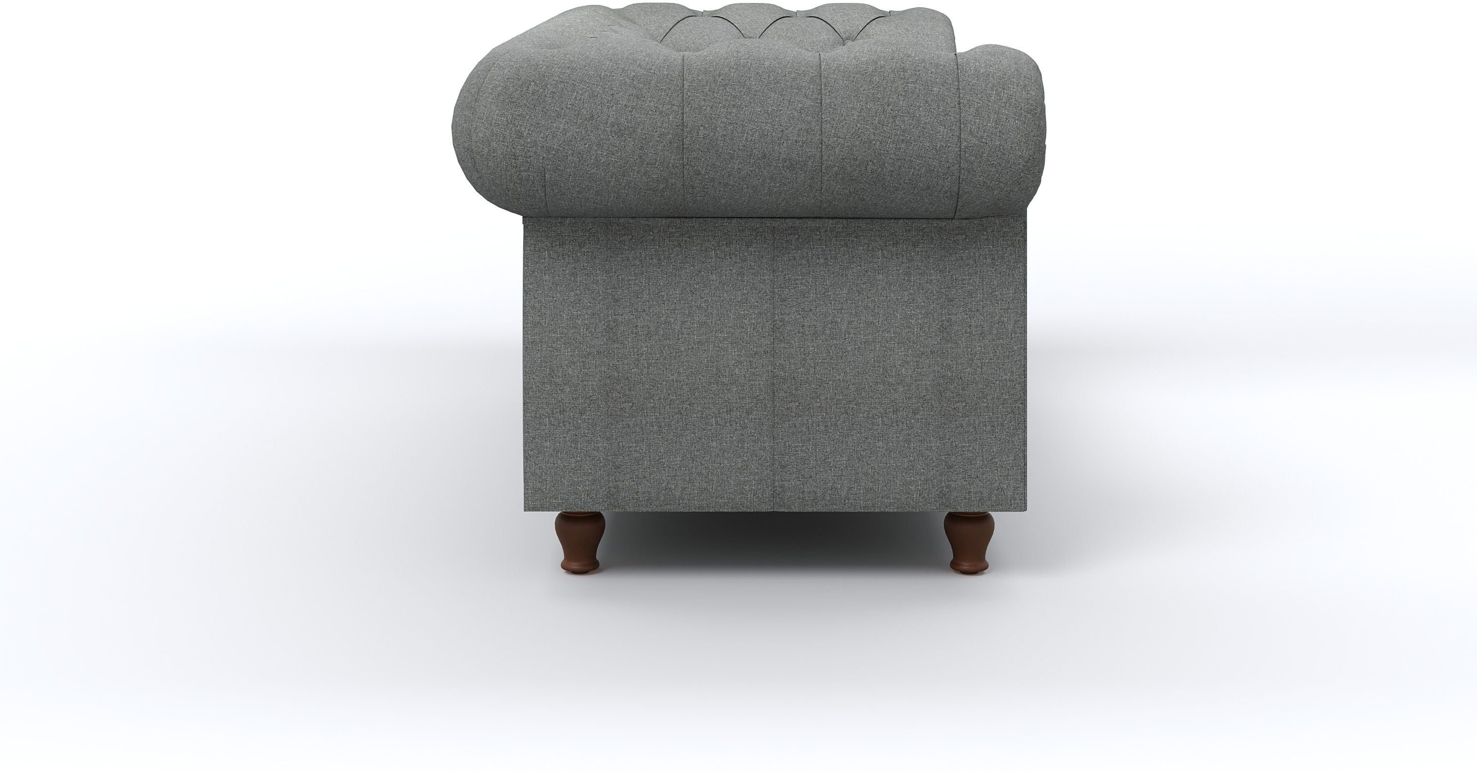 WESTIDO Adem Fabric 2 Seater  Sofa (Finish Color - GREY, DIY(Do-It-Yourself))
