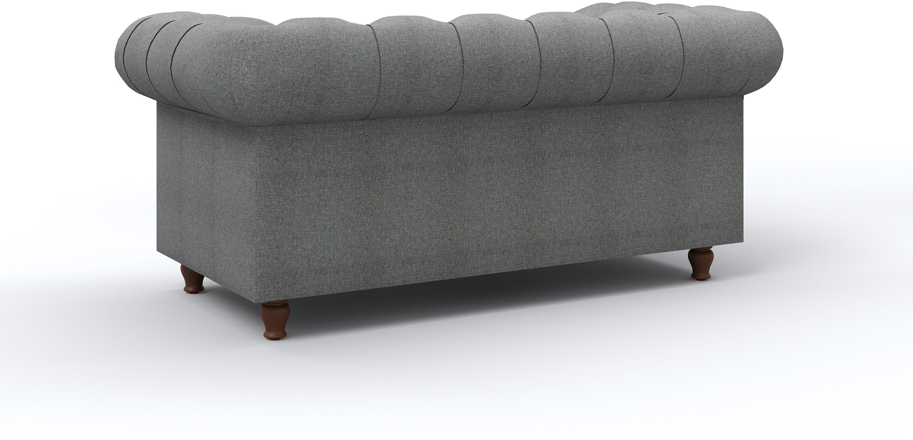 WESTIDO Adem Fabric 2 Seater  Sofa (Finish Color - GREY, DIY(Do-It-Yourself))