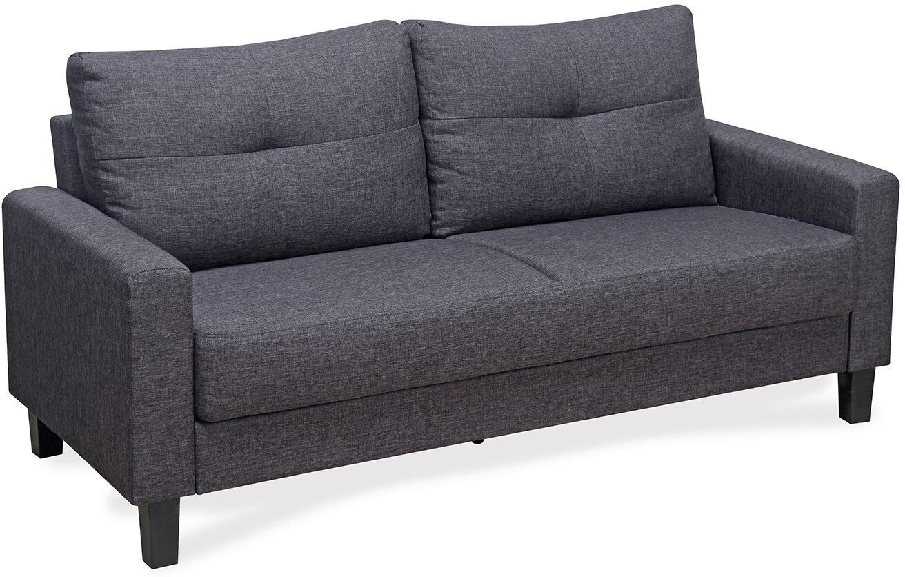 WESTIDO Ikea Fabric 3 Seater  Sofa (Finish Color - Grey, DIY(Do-It-Yourself))