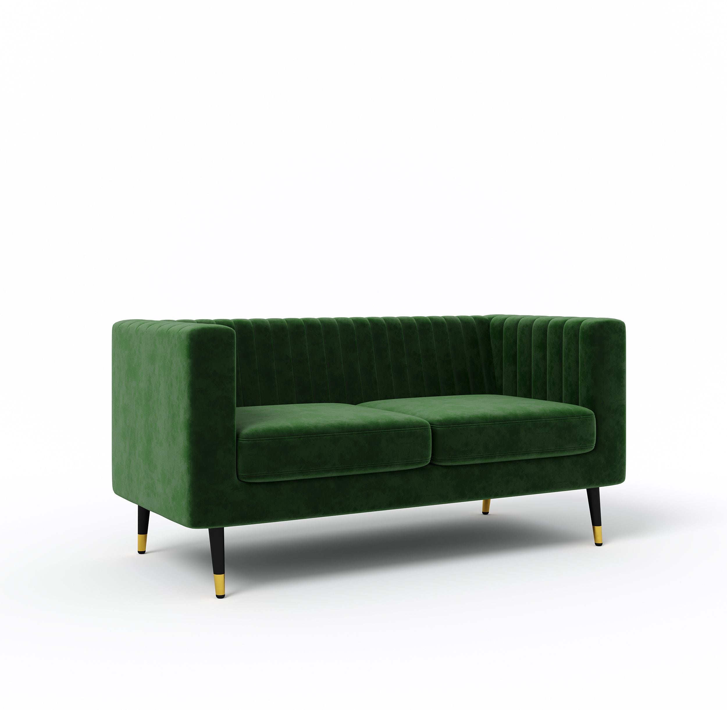 WESTIDO Fabric 2 Seater  Sofa (Finish Color - GREEN, DIY(Do-It-Yourself))