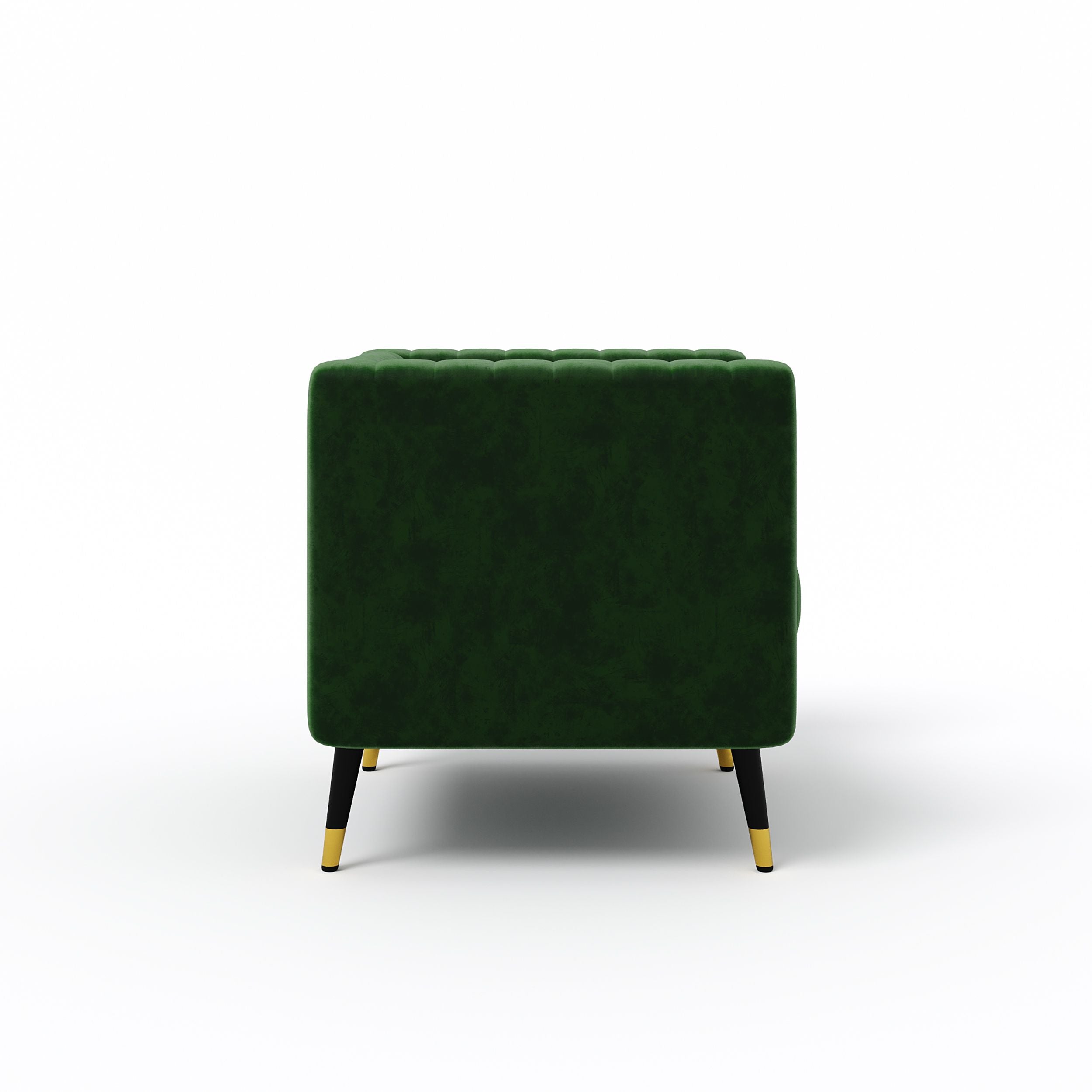 WESTIDO Enza Home Fabric 1 Seater  Sofa (Finish Color - GREEN, DIY(Do-It-Yourself))