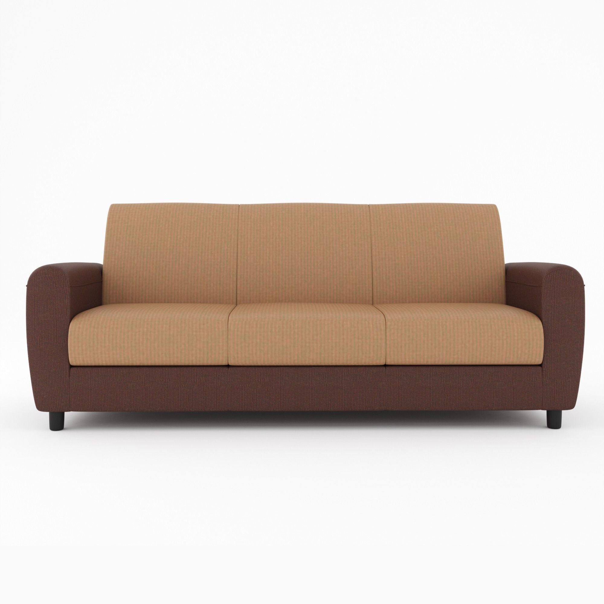 Cream Brown Upholstered 3 + 1 + 1 Sofa by Westido