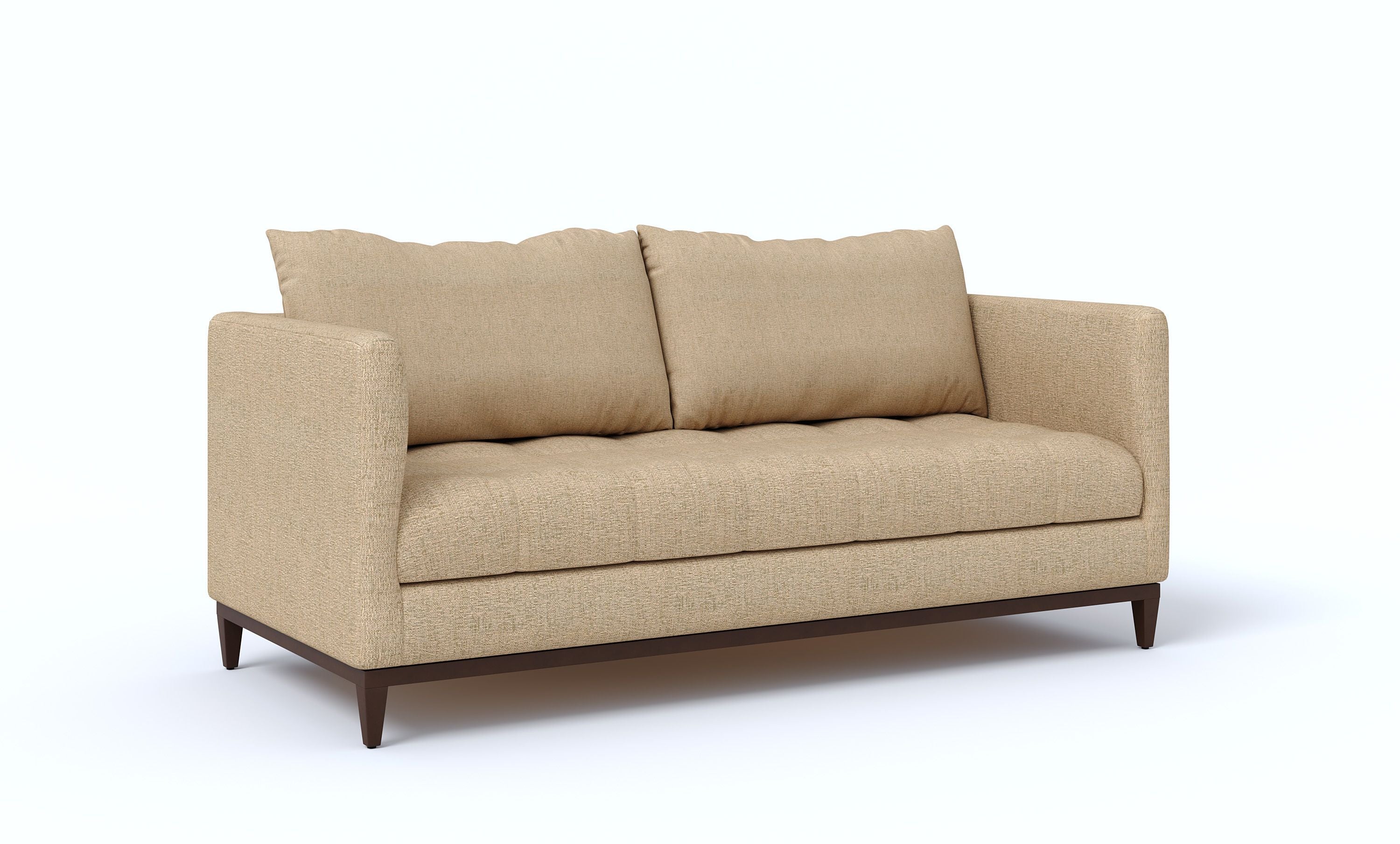 WESTIDO Ahmet Fabric 3 Seater  Sofa (Finish Color - CREAM, DIY(Do-It-Yourself))