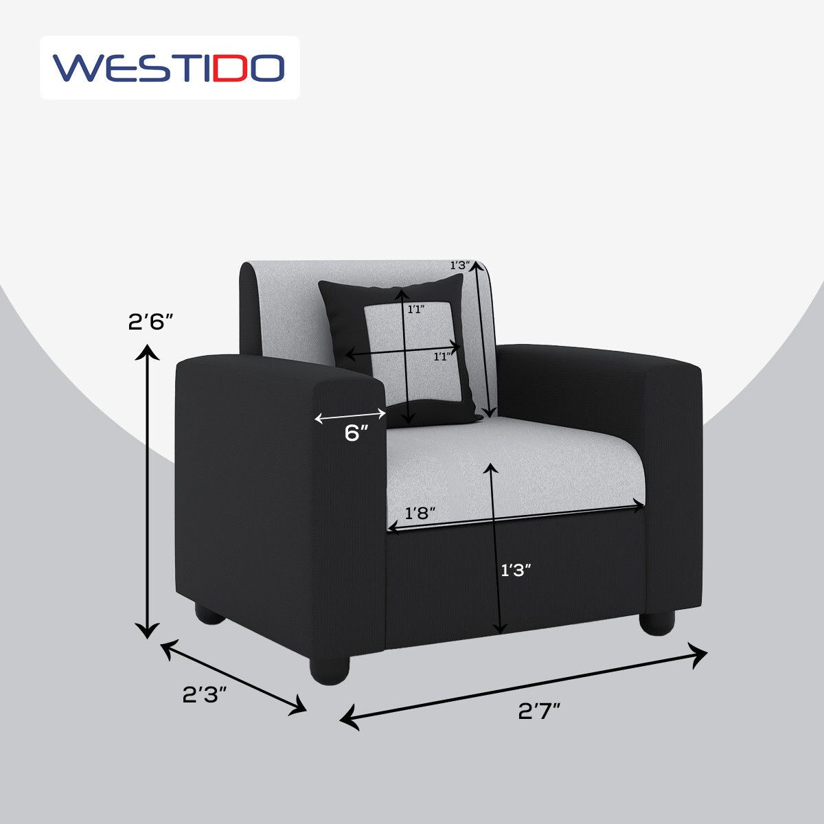 Cream Brown 3 + 1 + 1 Sofa by RECLINEX INDIA