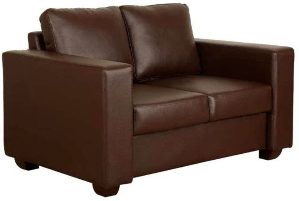 WESTIDO Savannah Leatherette 2 Seater  Sofa (Finish Color - Brown, DIY(Do-It-Yourself))